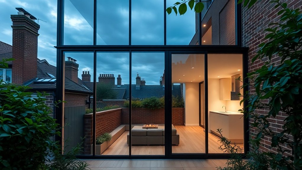Glass Extension Walls Southgate